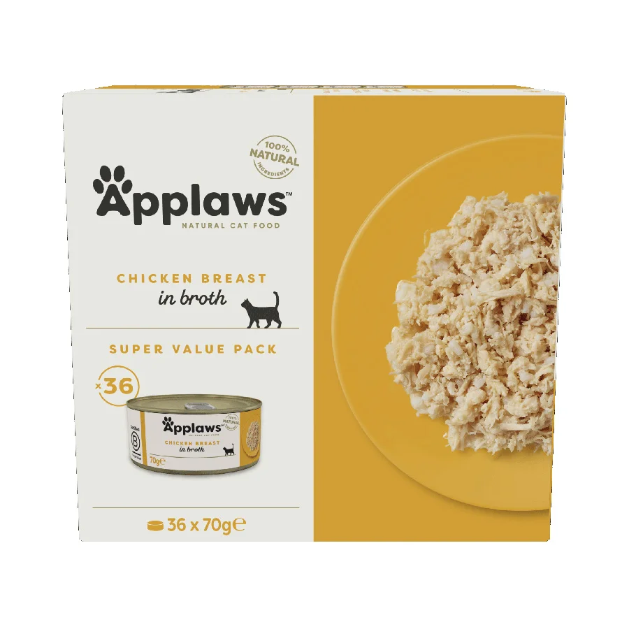 Excellent Applaws Natural Wet Cat Food Chicken Breast in Broth Professional