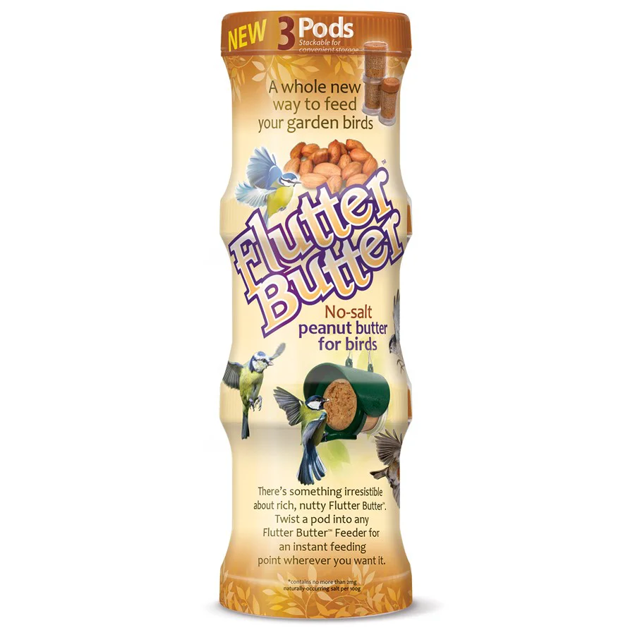 Breathable Flutter Butter Wild Bird Pods 3x170g Original Design