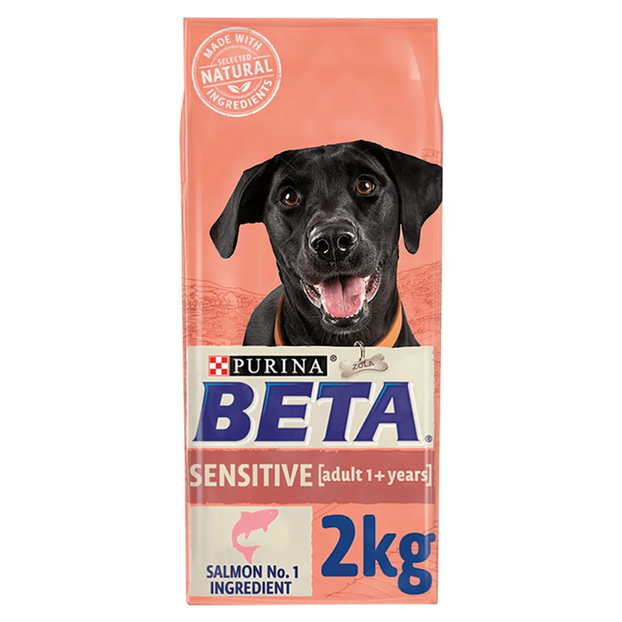 Crafted Beta Sensitive Dry Adult Dog Food Salmon 2kg Safe
