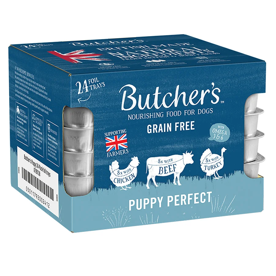 Organic Butcher x27 s Grain Wet Puppy Food 24x150g Fast