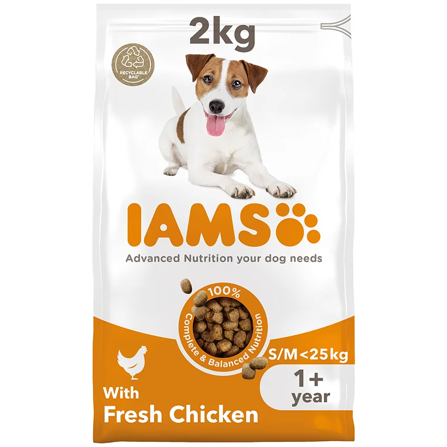 Responsible Iams Small Medium Breed Adult Dry Dog Food Chicken 2kg Official
