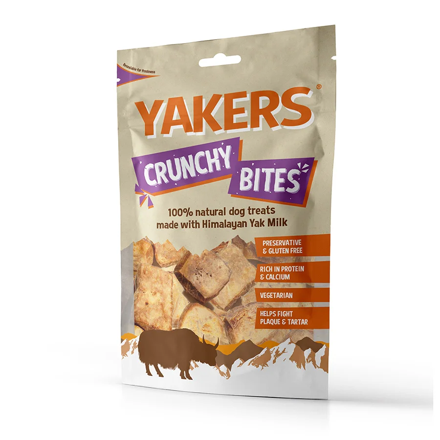 Fashionable Yakers Himalayan Crunchy Bites Dog Treats 70g Smooth