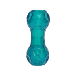 Top-Quality Rosewood Biosafe Puppy Dumbbell Treat Toy Blue Exceptional