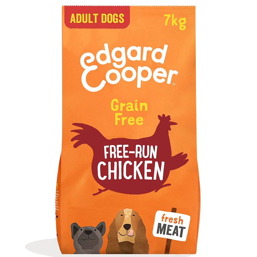 Authentic Edgard Cooper Grain Complete Adult Dry Dog Food Chicken 7kg Effective
