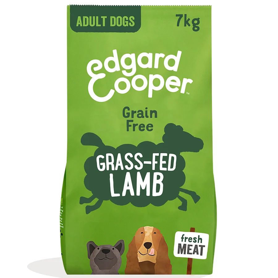 Crafted Edgard Cooper Grain Adult Dry Dog Food Lamb 7kg Certified