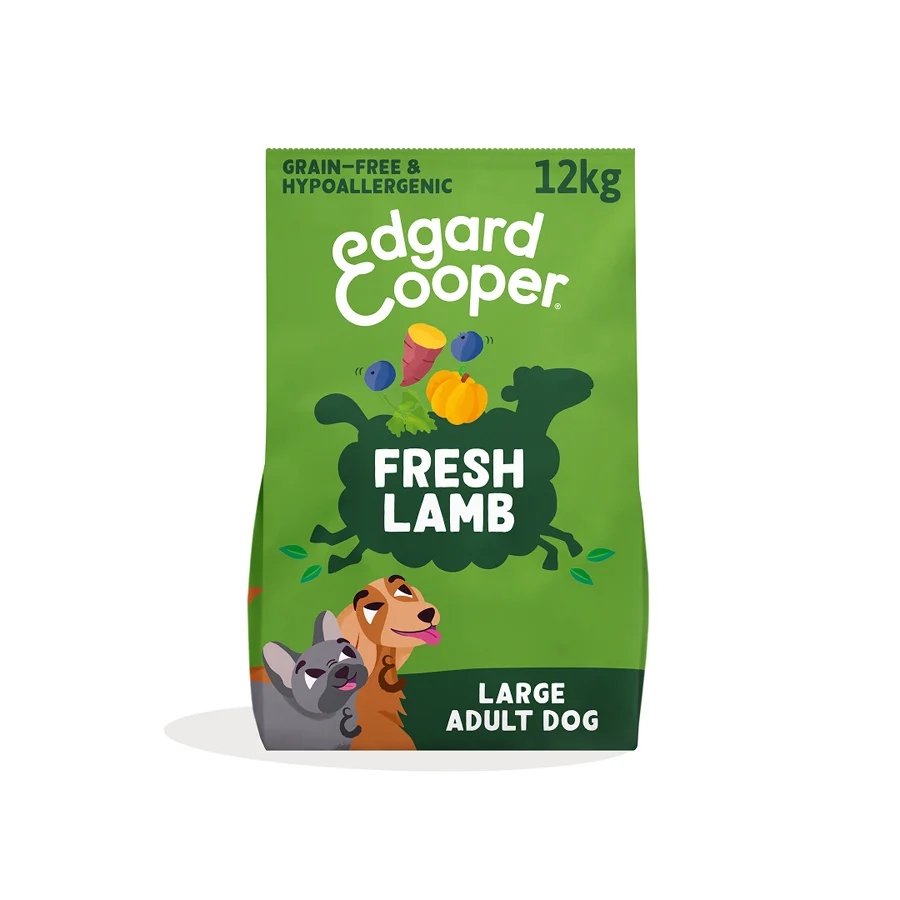 Clean Edgard Cooper Grain Adult Dry Dog Food Lamb 12kg Innovative