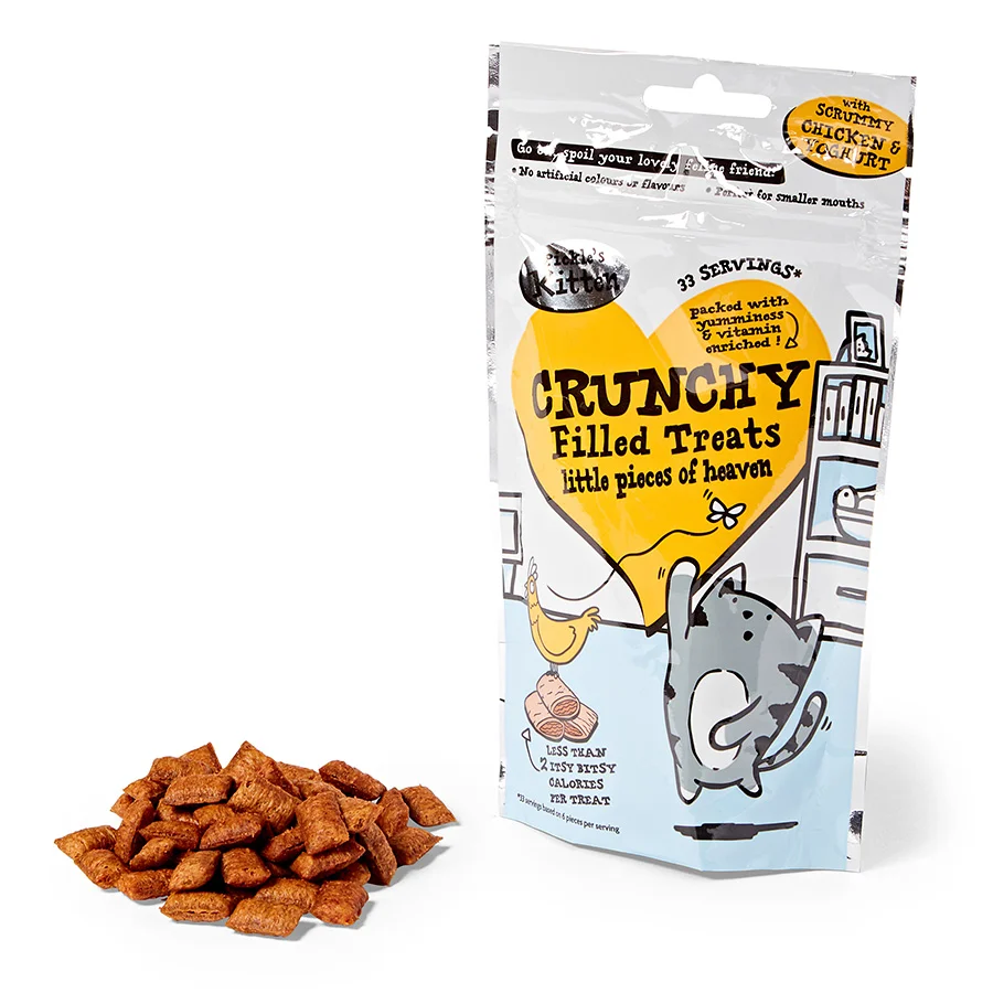 Top-Quality Pickle x27 s Kitten Treat with Chicken Yoghurt 65g Expertly Made
