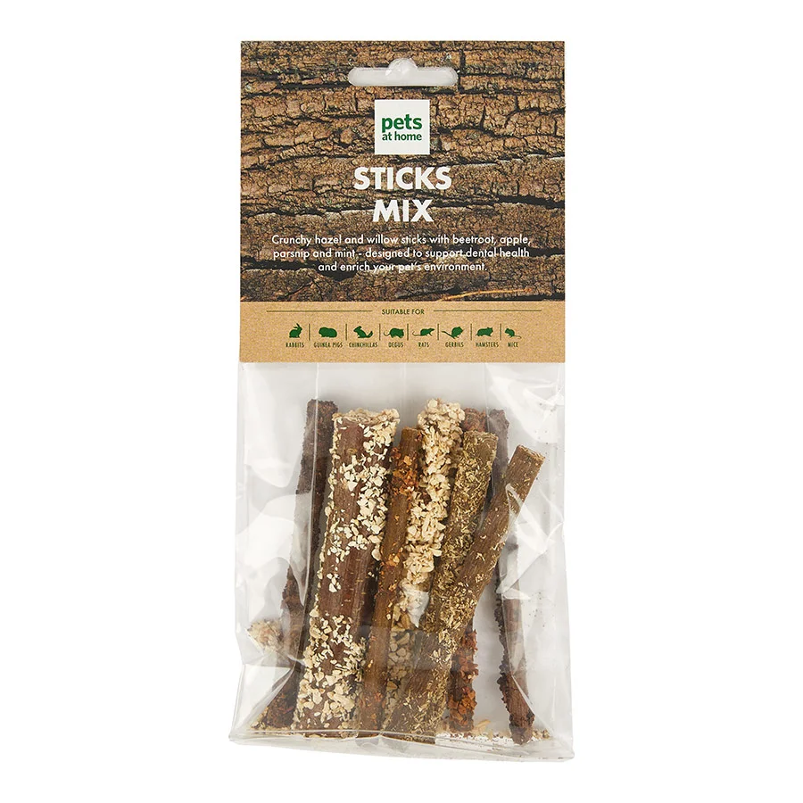 World-Class Pets at Home Small Animal Mixed Treat Sticks 8 Pack Outstanding