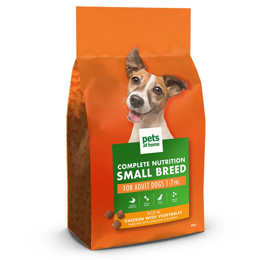 Premium Pets at Home Complete Nutrition Small Breed Dry Dog Food Chicken 6kg Durable