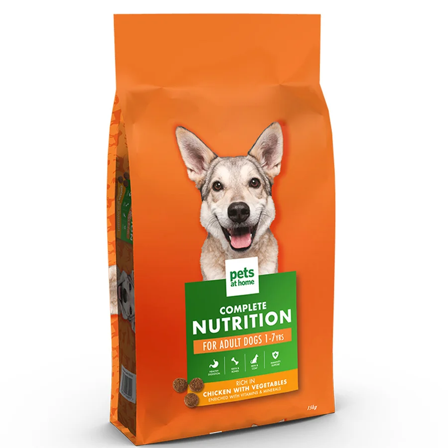 Luxury Pets at Home Complete Nutrition Dry Adult Dog Food Chicken 15kg Authentic