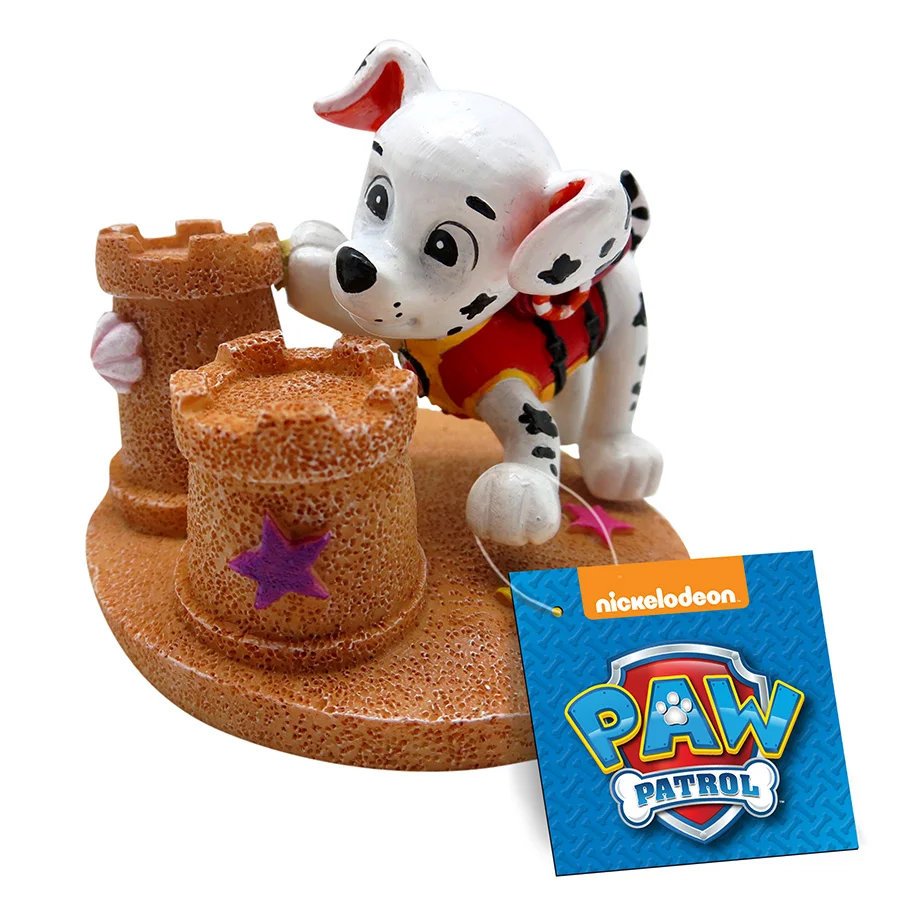 Superior Paw Patrol Penn Plax Marshall Sandcastle Aquarium Ornament Medium Flexible