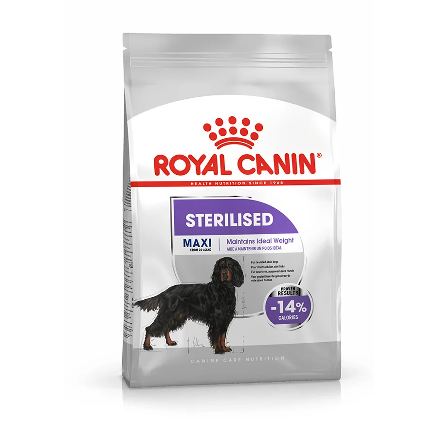 Expertly Made Royal Canin Sterilised Maxi Breed Adult Dry Dog Food 3kg Versatile