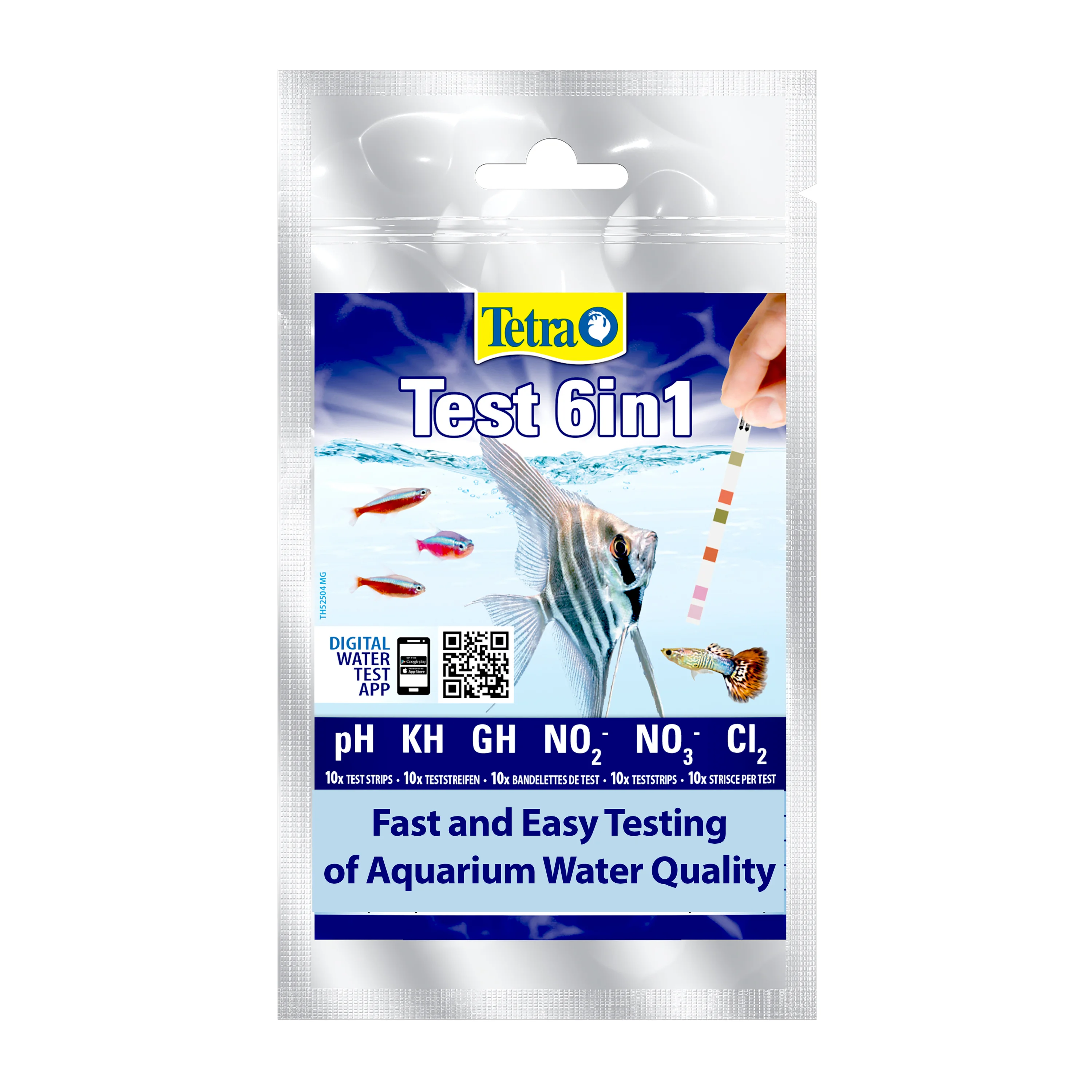 Traditional Tetra Test 6 in 1 Aquarium Water Test Strips 10 Pack First-Class