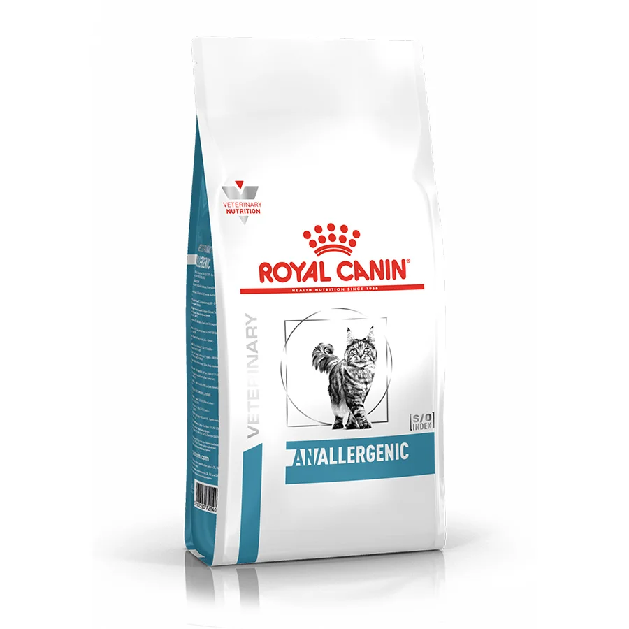 Professional Royal Canin Veterinary Anallergenic Adult Dry Cat Food 4kg Clean
