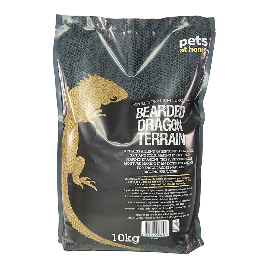 Outstanding Pets at Home Bearded Dragon Reptile Substrate 10kg Clean