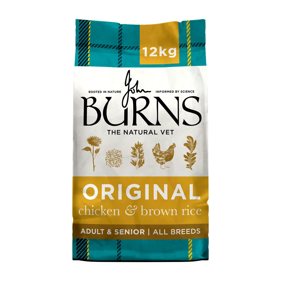 Sophisticated Burns Dry Dog Food Chicken Brown Rice 12kg Versatile