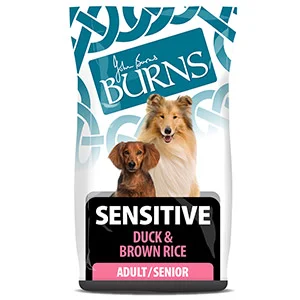 World-Class Burns Sensitive Dry Dog Food Duck Brown Rice 6kg Durable