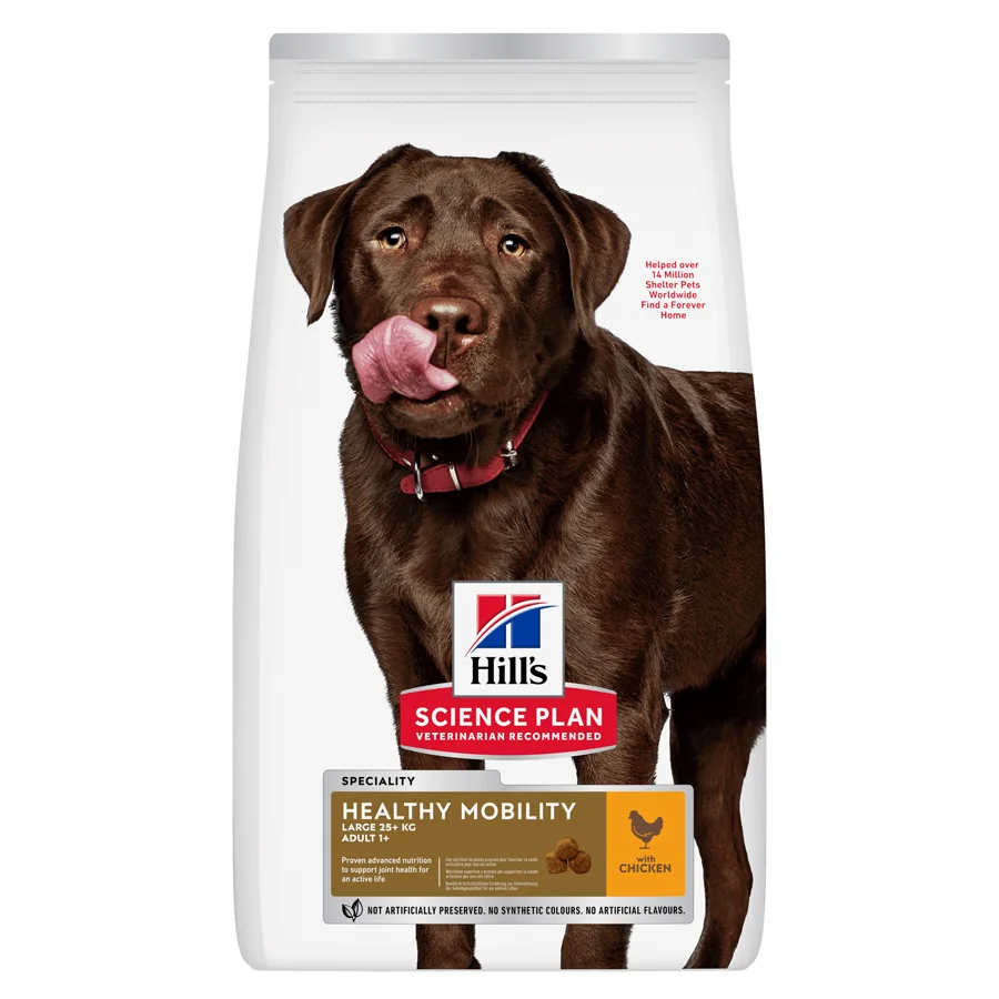 High-End Hill x27 s Science Plan Healthy Mobility Large Breed Adult Dry Dog Food Chicken 14kg Exceptional