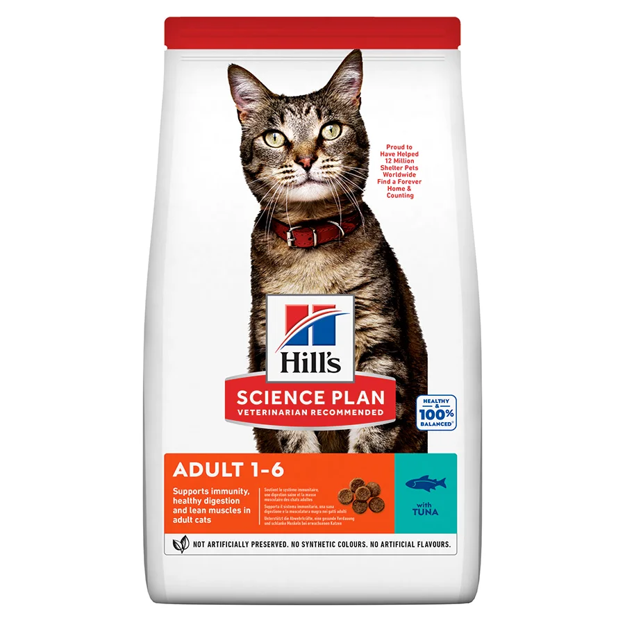 Reliable Hill x27 s Science Plan Adult Dry Cat Food Tuna 1.5kg Trendy