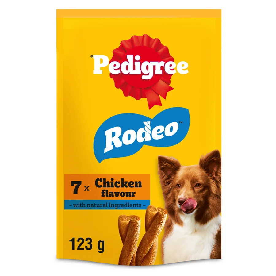Stylish Pedigree Rodeo Dog Chicken Sticks 7 Pack 123g Exclusive