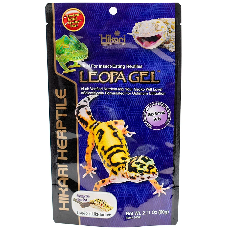 Superior Hikari Leopa Gel Complete Reptile Food 60g Soft