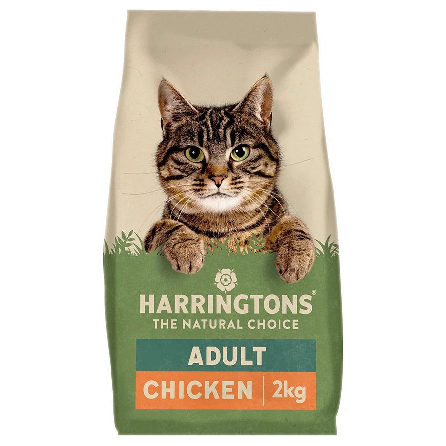World-Class Harringtons Dry Cat Food Chicken 2kg Official