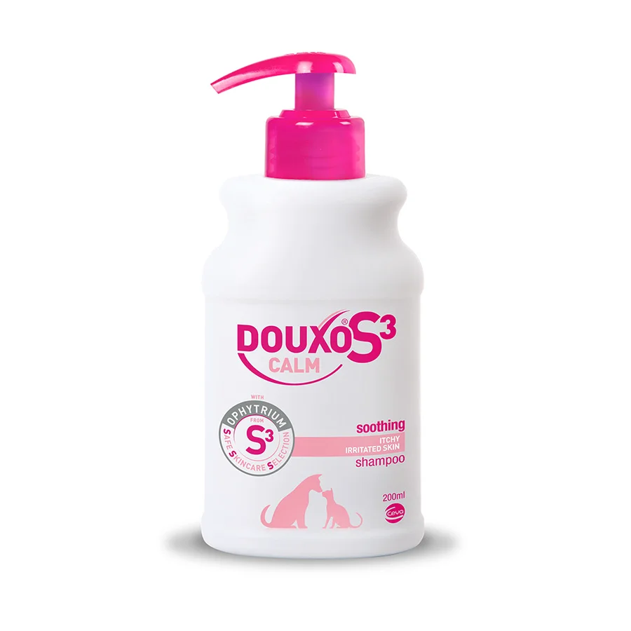 Refined Douxo S3 CALM Itch Soothing Dog Cat Shampoo 200ml Contemporary