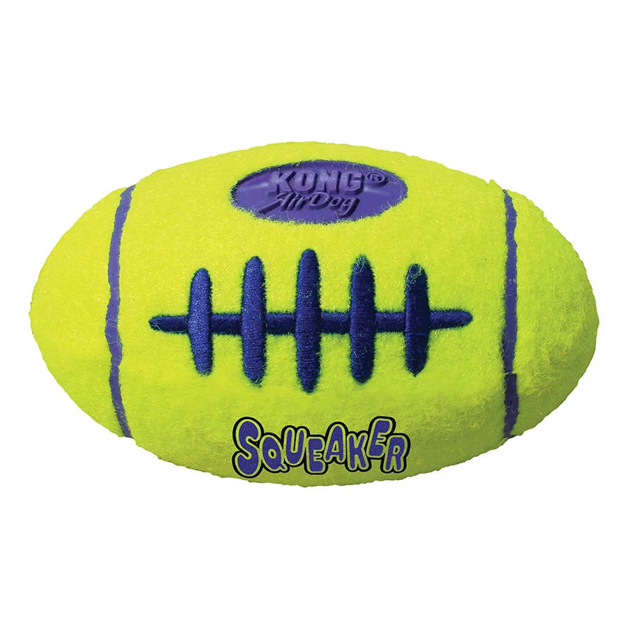 Excellent Kong AirDog Squeaker Football Dog Toy Small Original