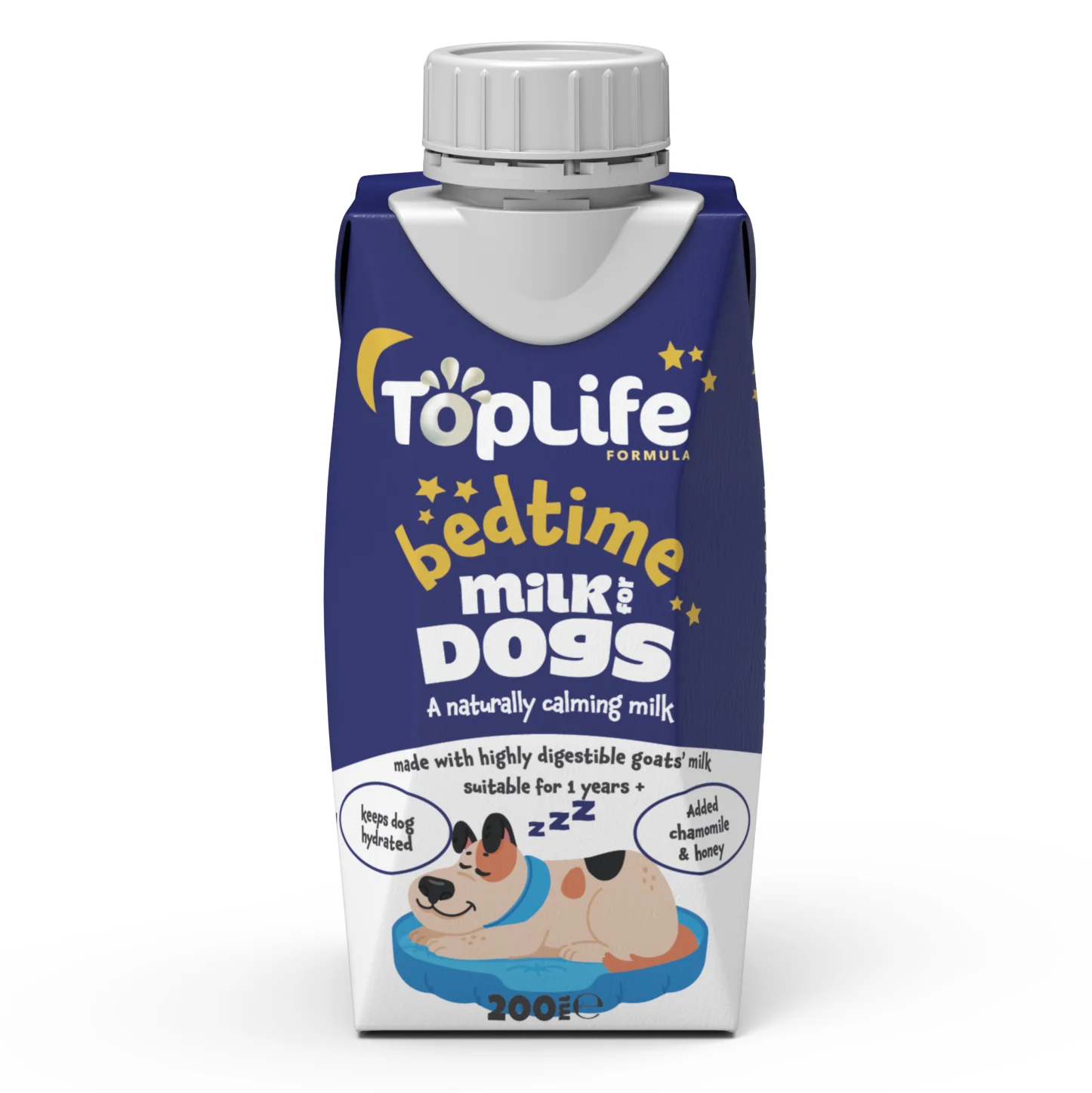 Professional TopLife Bedtime Milk for Dogs 200ml Selected