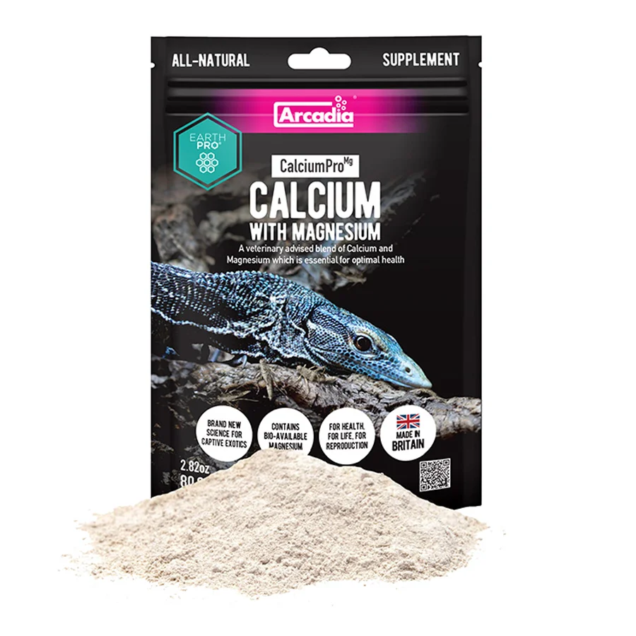 Functional Arcadia Earth Pro Calcium Pro Mg Reptile Supplement 80g Comfortable
