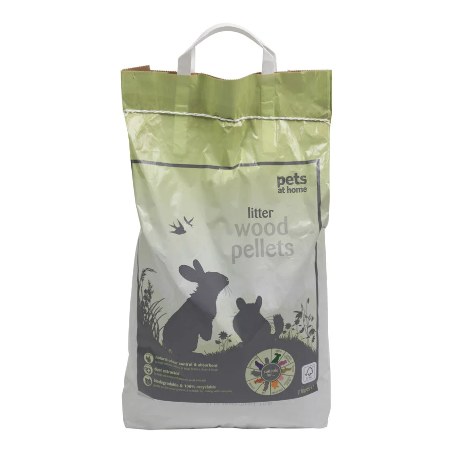 Relaxed Pets at Home Small Animal Wood Pellets Litter 7L Fine