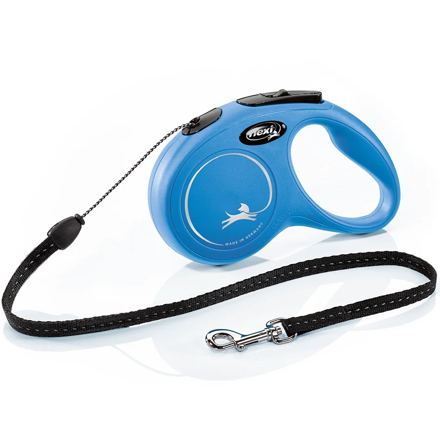 Pure Flexi New Classic Extending Dog Lead 5m Blue Small Artisan
