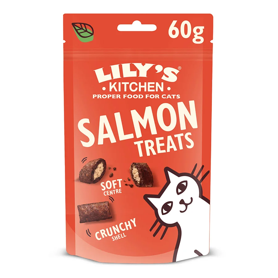 Lightweight Lily x27 s Kitchen Bribe Cats Treats Salmon 60g Excellent