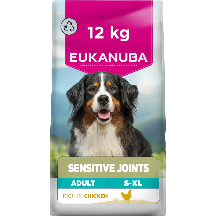 Certified Eukanuba Daily Care Sensitive Joints Adult Dry Dog Food Chicken 12kg Environmentally Friendly