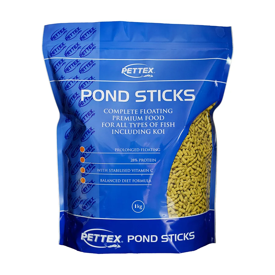 First-Class Pettex Premium Pond Natural Sticks Food 1kg Functional