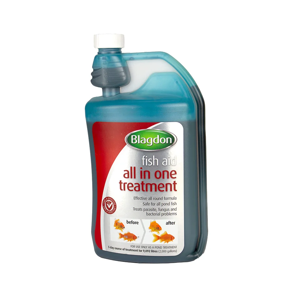 Professional Blagdon Fish Aid All in One Treatment 1L Green