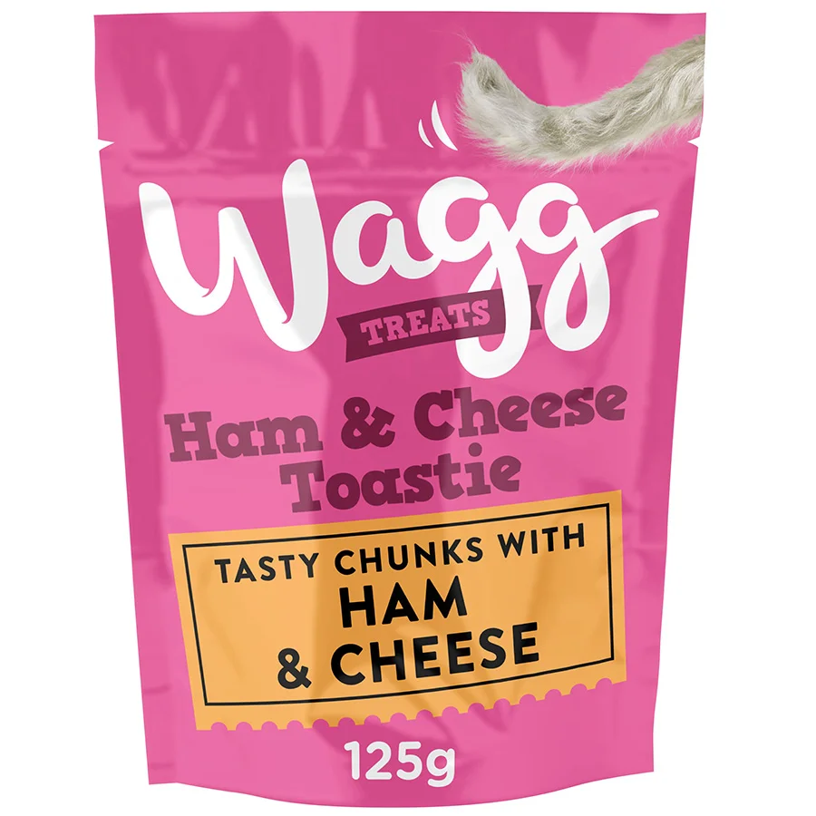 Reliable Wagg Dog Treats Ham Cheese Toastie 125g Superior
