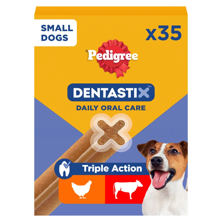 Casual Pedigree Dentastix Daily Small Breed Adult Dog Treats 35 Pack Innovative