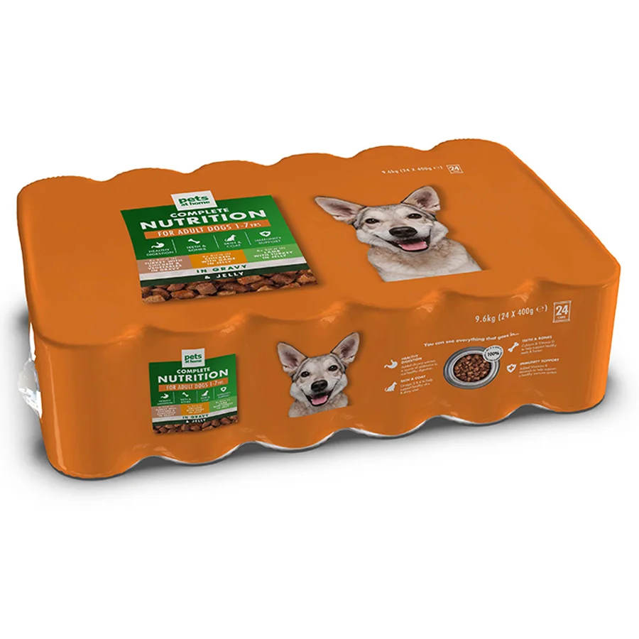 Fast Pets at Home Complete Nutrition Wet Adult Dog Food 24x400g Stylish