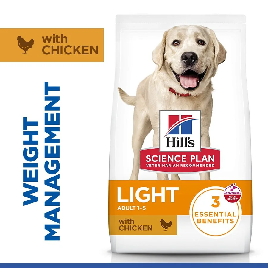 Excellent Hill x27 s Science Plan Light Large Breed Adult Dry Dog Food Chicken 18kg Crafted