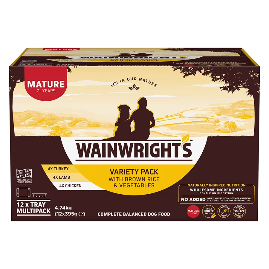 Excellent Wainwright x27 s Wet Senior Dog Food Variety 12x395g Original