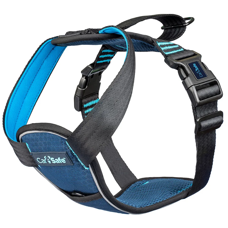 Modern CarSafe Crash Tested Dog Harness Blue Advanced