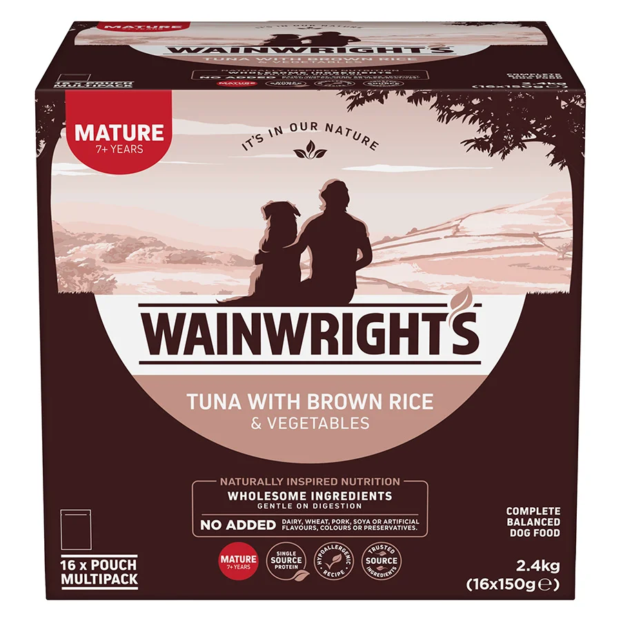 Refined Wainwright x27 s Mature Wet Dog Food Tuna 16x150g Unique