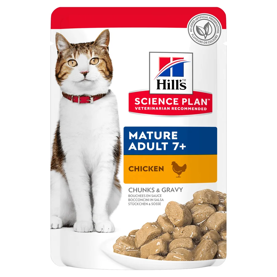 Reliable Hill x27 s Science Plan Mature Adult Wet Cat Food Chicken 12 Pack Long-Lasting