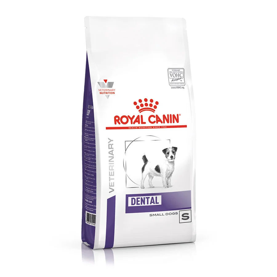 Refined Royal Canin Veterinary Dental Small Breed Adult Dry Dog Food 1.5kg Powerful