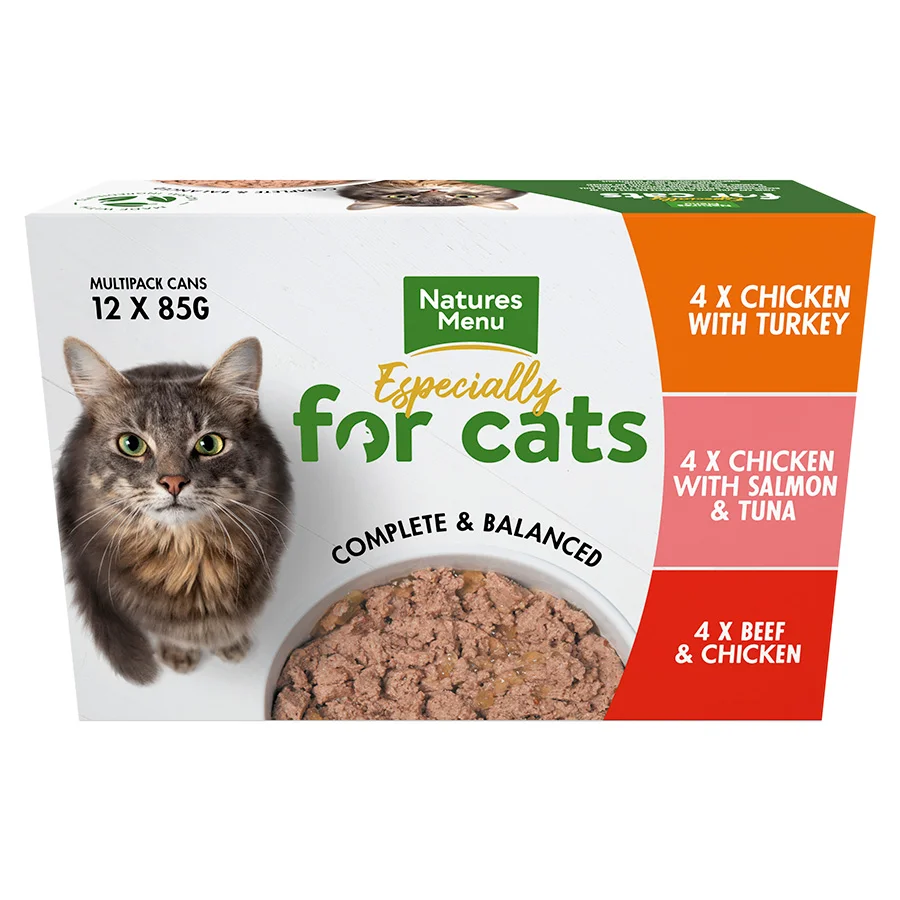 Flexible Natures Menu Especially for Cats Wet Adult Cat Food Multipack 12x85g Tins Sophisticated