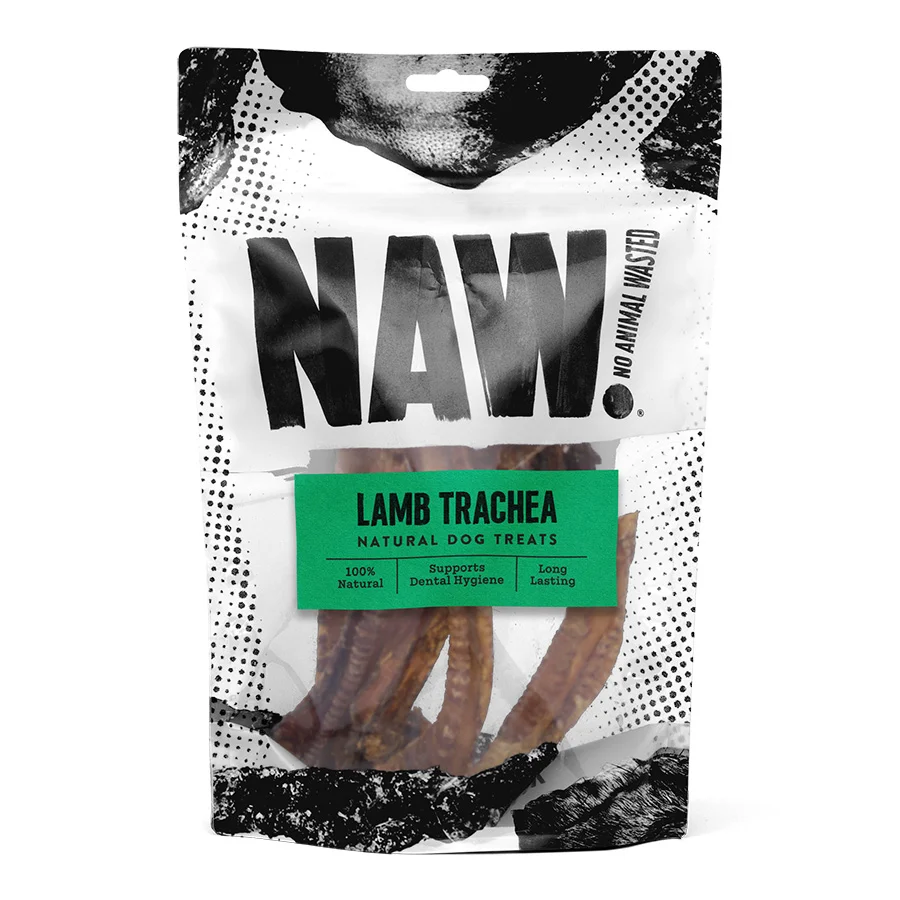 Trusted NAW Lamb Trachea Dog Treat 200g Effective