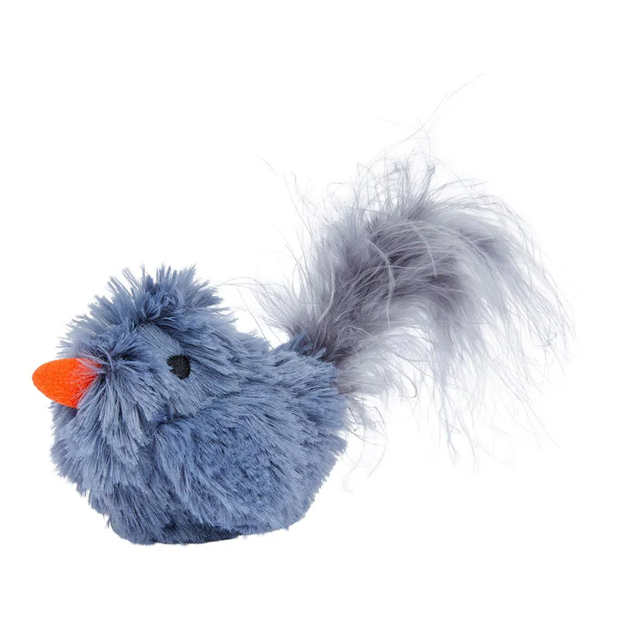 Green Pets at Home Catnip Squeak Bird Cat Toy Superior