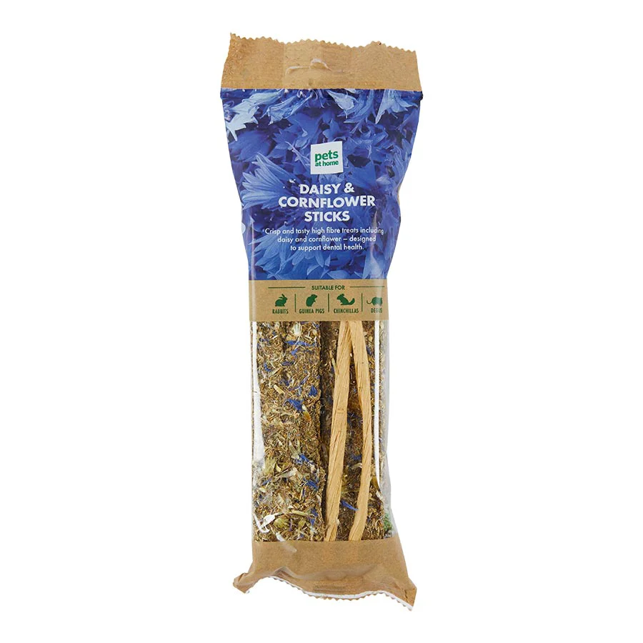 Reliable Pets at Home Small Animal Daisy Cornflower Treats x2 70g Exceptional