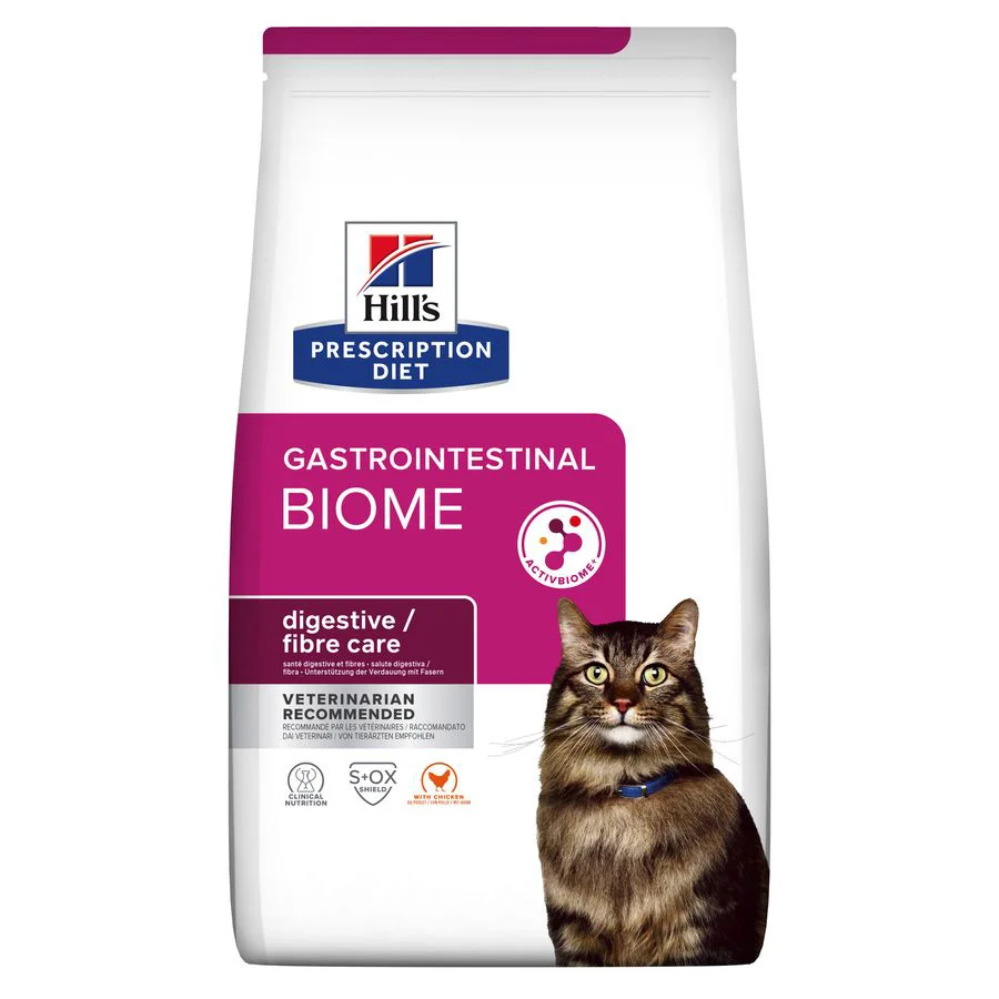 Refined Hill x27 s Prescription Diet Gastrointestinal Biome Dry Cat Food with Chicken 3kg Excellent